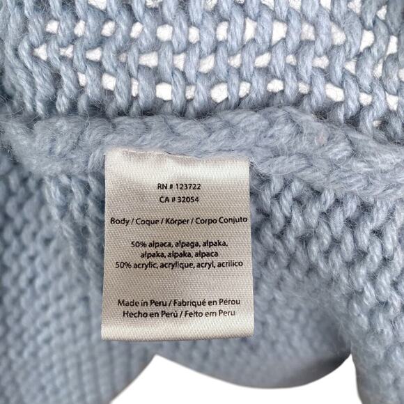 Xirena Big Sky Apres Ski Oversized Slouchy Alpaca Blend Colorblock Sweater S - Picture 9 of 9